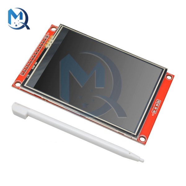 3.2 inch Color TFT LCD Display Module 320X240 HD Resolution ILI9341 Driver SPI Interface(9 IO)for MCU with Touch Panel Screen