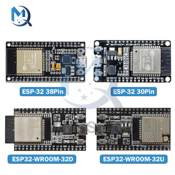 ESP32 ESP-32 Development Board WiFi Bluetooth Ultra-Low Power Consumption Dual Core ESP-32 ESP-32S ESP 32 Similar ESP8266 Board