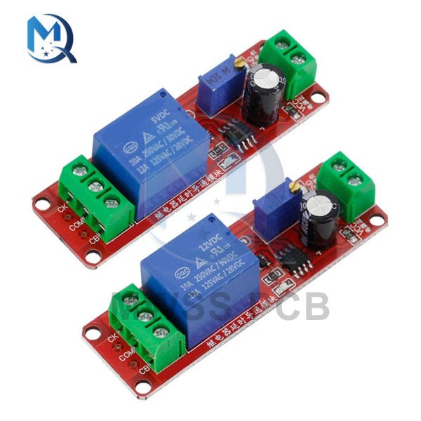 DC 5V 12V Time Delay Relay NE555 Time Relay Shield Timing Relay Timer Control Switch Car Relays Pulse Generation Duty Cycle