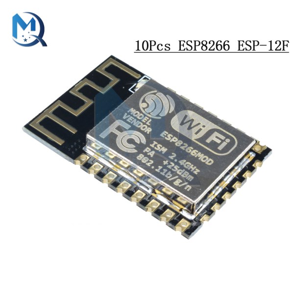 10pcslot ESP8266 ESP-12F Serial Wireless Module Development Board ESP12F Upgrade Remote Module ESP12 Programmer For Arduino