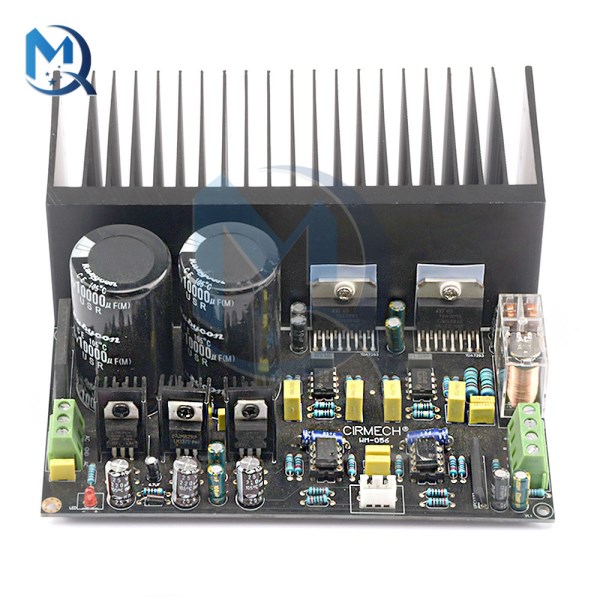 AC12-28V TDA7293 2-Channel Stereo 2.0 Power Amplifier Board OP07 DC Servo+NE5534 Pre-amplification Immersion Gold PCB Board