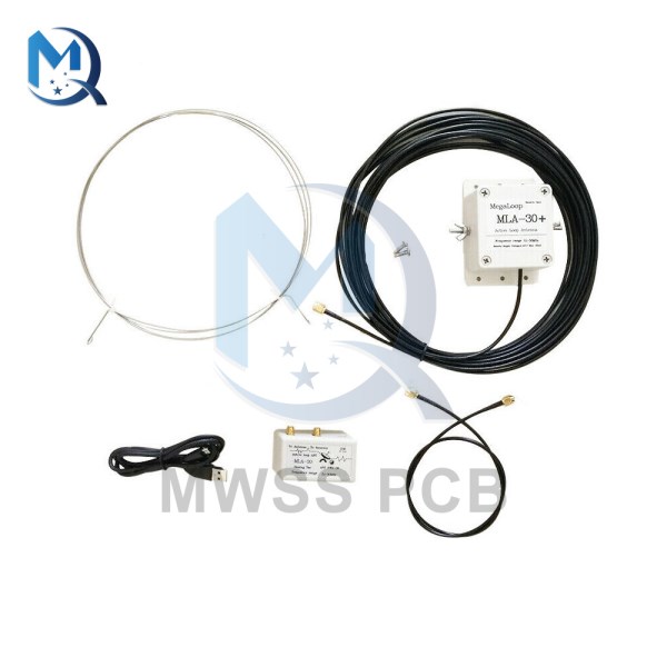 MLA-30 Loop Active Receiving Antenna Amplifier Low Noise Balcony Erection Antenna Medium With USB Cable For Short Wave Radio