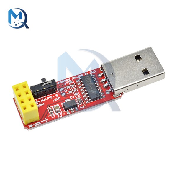 4.5V-5.5V CH340 USB to ESP8266 ESP-01 ESP-01S Adapter Wifi Converter Programmer Module for Arduino Smart Home Wireless Control