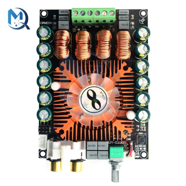 DC12-32V TDA7498E 2 Channel Stereo Digital Power Amplifier Board High-power 2.0 HIFI Stereo 160Wx2 Support BTL220W Amplifier