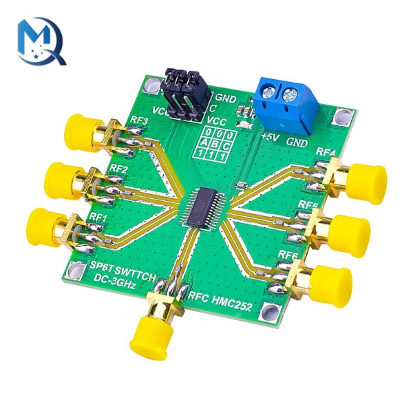 Non-Reflective RF Switch Module RF Switch Module Single-Pole 6 Throw Non-Reflective Electronic Component HMC252 DC-3 GHz