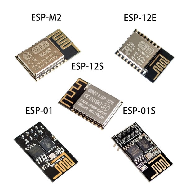 10PCS Upgraded version ESP-01 ESP-01S ESP-M2 ESP-12S ESP-12E ESP-12F ESP8266 serial WIFI wireless module wireless transceiver