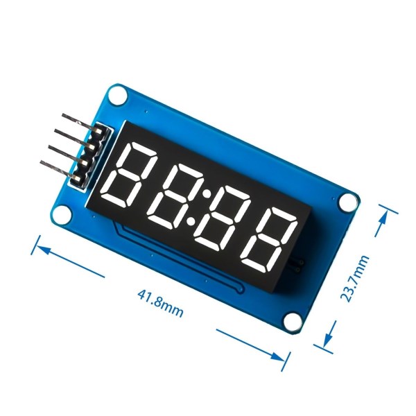 TM1637 LED Display Module For Arduino 7 Segment 4 Bits 0.36 Inch Clock RED Anode Digital Tube Four Serial Driver Board Pack