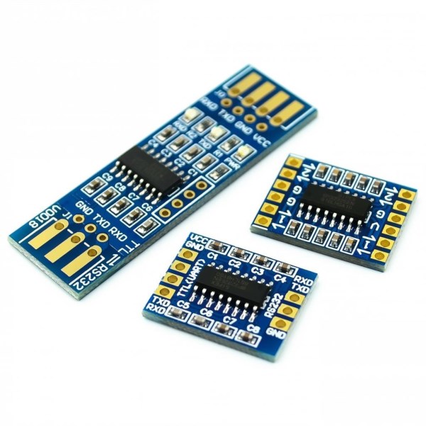 RS232 SP3232 TTL to RS232 module RS232 to TTL brush line serial port module gold plate