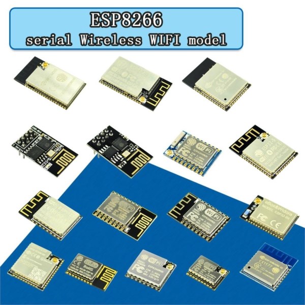 100PCS ESP8266 serial WIFI model ESP-12 ESP-12E ESP12F ESP-12S Authenticity Guaranteed ESP12