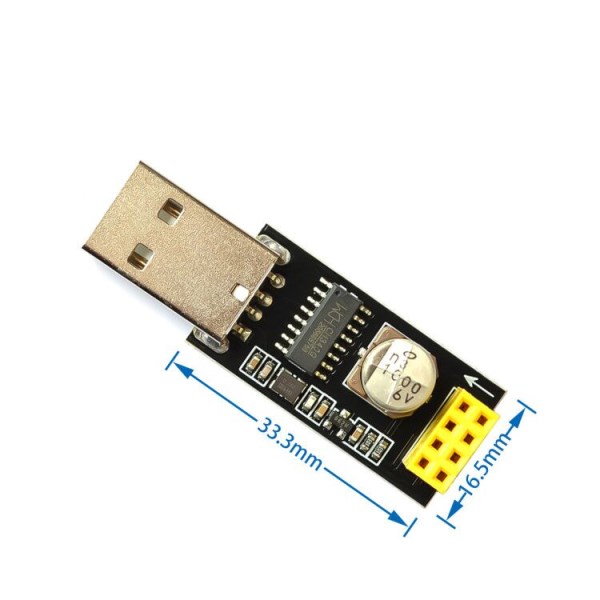 ESP01 Programmer Adapter UART GPIO0 ESP-01 Adaptaterr ESP8266 CH340G USB to ESP8266 Serial Wireless Wifi Developent Board Module