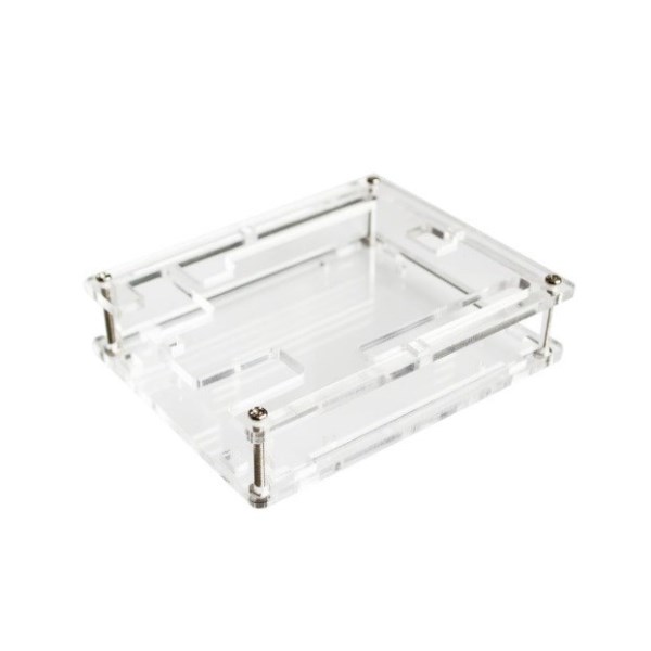 For Uno R3 Case Enclosure Transparent Acrylic Box Clear Compatible with