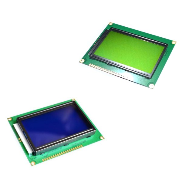 LCD Board Yellow Green Screen 12864 128X64 5V blue screen display ST7920 LCD module for arduino 100% new original
