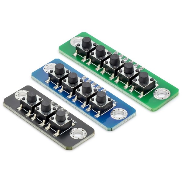 345 bit Independent Button Module MCU External Button Module Micro Switch ButtonBoard ForBluetooth Power Amplifier ButtonBoard