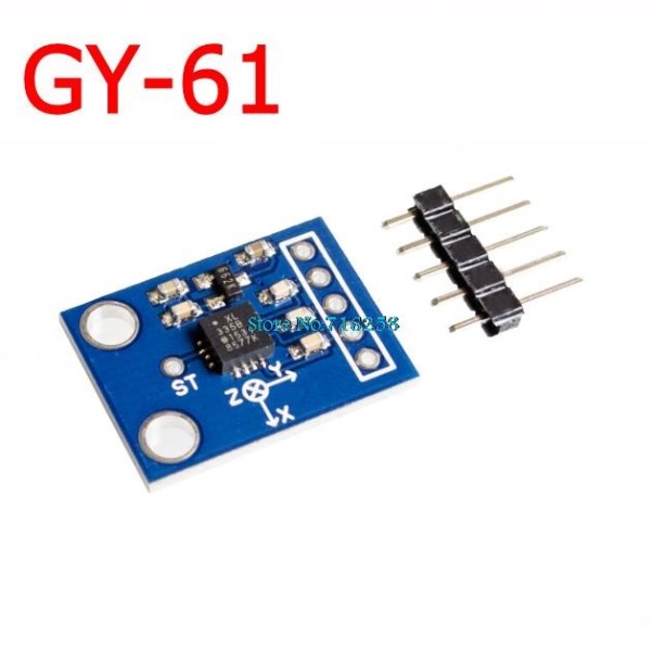 GY-61 ADXL335 three-axis accelerometer tilt angle module alternative MMA7260