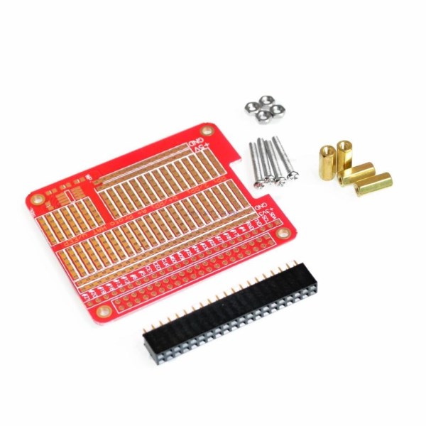 DIY Proto HAT Shield for for Raspberry Pi 2 Model B B+ A+( Red)