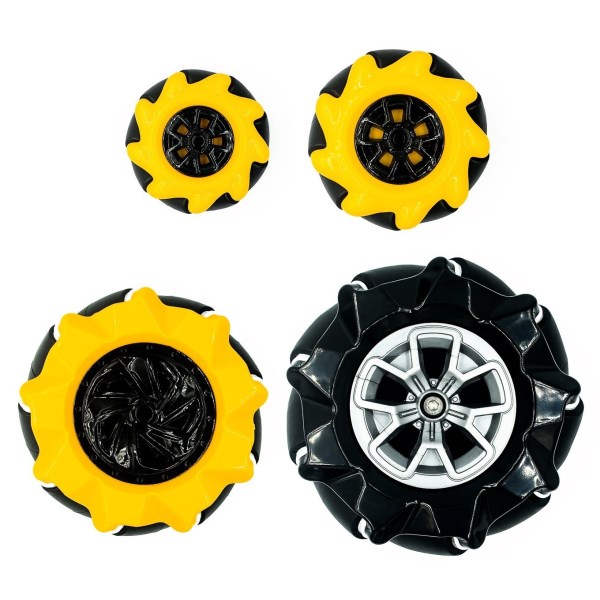 2 pair4pcs? Mecanum Wheel omnidirectional wheel 48mm 60mm TT motor intelligent car mobile car for arduino