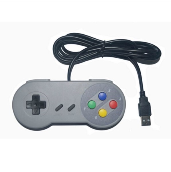 Retro Wired Super for Nintendo SNES USB Controller Gaming Joypad Joystick for PC Window 7810 Gamepad For Mac