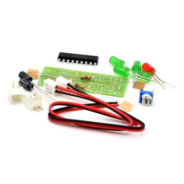 Electronic Kit Parts 5mm RED Green LED Level Indicating 3.5-12V KA2284 DIY KIT Audio Level Indicator Suite Trousse DIY