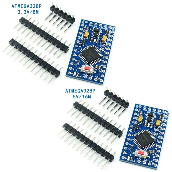 100PCS Pro Mini 328 Mini 3.3V8M 5V16M ATMEGA328 ATMEGA168P 3.38M 5V16M ATMEGA328P-AU 3.3V8MHz 5V16MHZ for Arduino