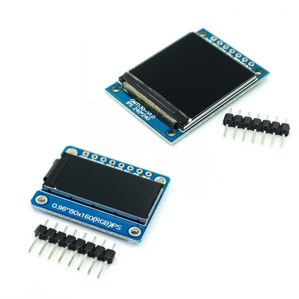 10pcs TFT Display 0.96 1.3 inch IPS 7P SPI HD 65K Full Color LCD Module ST7735 Drive IC 80*160(Not OLED)For Arduino