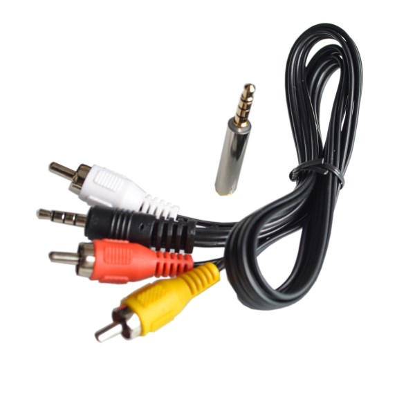 Raspberry Pi B+ AV Cable Specified AV Cable for Raspberry Pi 3 B Black