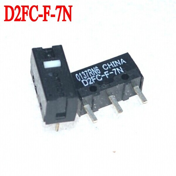 5PCS Micro Switch Microswitch D2FC-F-7N for Mouse D2F-J Microswitch Next Generation of D2FC-F-7N