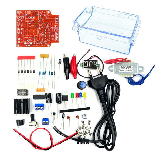Electronic diy parts lm317 adjustable voltage regulator board kit power supply kit transformer