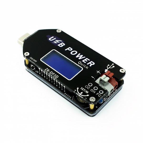 DP3D CNC USB TYEPE-C DC DC Converter CC CV 1-30V 2A 15W Power Module Adjustable Regulated power supply QC2.0 3.0 AFC