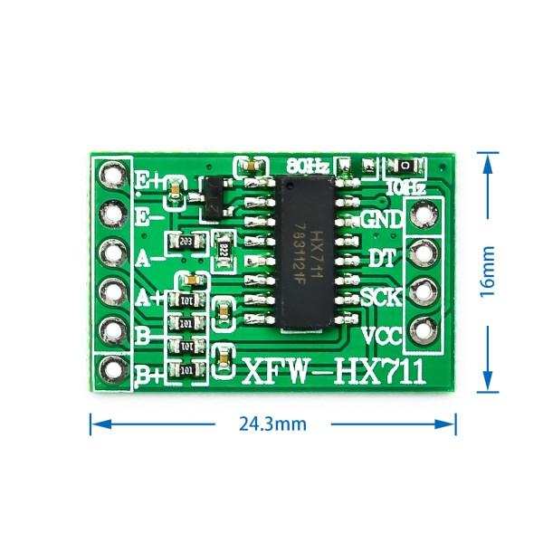 10PCSLOT Goose electronic HX711 module weighing sensor 24 AD module pressure sensor AD moduleSCM,DIY preferred