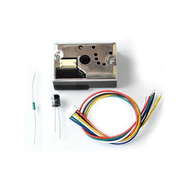 GP2Y1014AU Compact Optical Dust Sensor Smoke Particle Sensor With Cable Instead of GP2Y1010AU0F