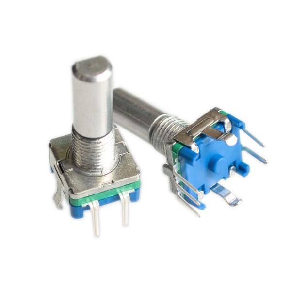 10pcs Rotary encoder,code switch EC11 audio digital potentiometer,with switch,5Pin, handle length 20mm