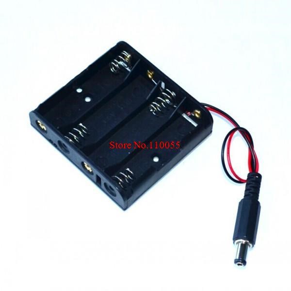 Battery case for 4pcs AA battery Arduin