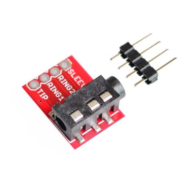 TRRS 3.5mm stereo headphone MP3 audio video microphone Block Interface Modules