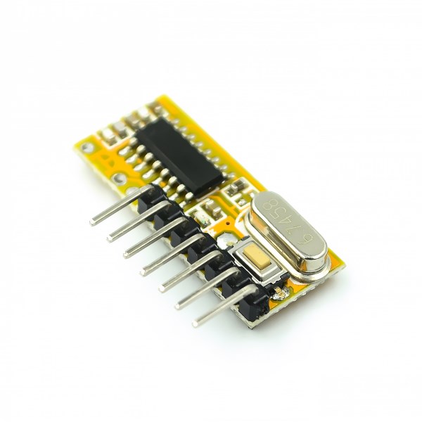 RXC6 433Mhz Superheterodyne Wireless Receiver PT2262 Code Steady AVR Module With Learning Code Mode