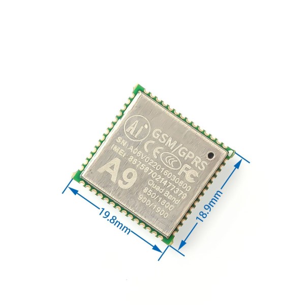 GPRS module + GSM module A9 module SMS voice wireless data transmission IOT Artificial Intelligence(Sample experience)