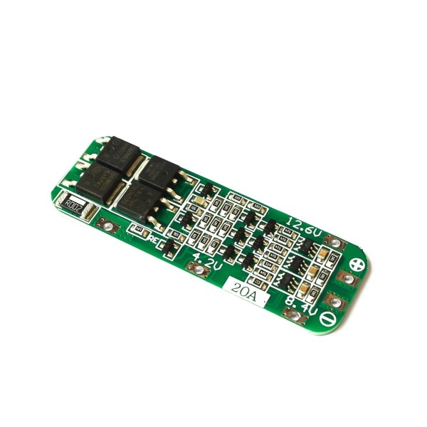 10PCSLOT New Arrival 3S 20A Li-ion Lithium Battery 18650 Charger PCB BMS Protection Board 12.6V Cell 64x20x3.4mm Module