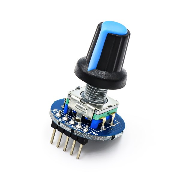 10PCSLOT Rotary Encoder Module for Arduino Brick Sensor Development Round Audio Rotating Potentiometer Knob Cap EC11