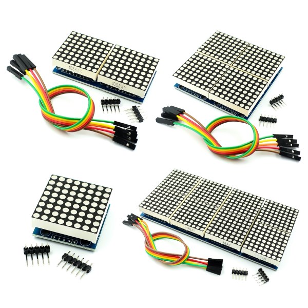 MAX7219 dot matrix module microcontroller module DIY KIT MCU LED Display Control Module Kit