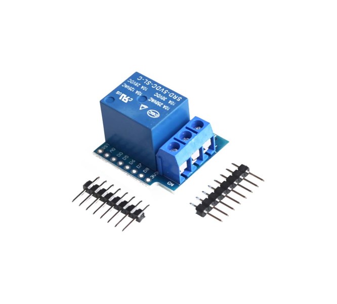 10SETSLOT 1Set One Channel Wemos D1 Mini Relay Shield Wemos D1 Mini Relay Module ESP8266 Development Board 1 channel