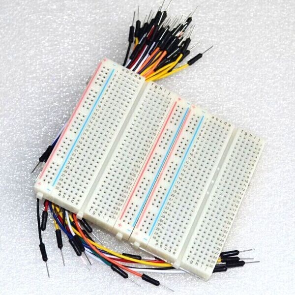 1 Pcs 750-Point Board Experiment Breadboard(protoboard)+1 Pcs Jumper Wires r3 2560,Due,Raspberry Pi Kits,Kit