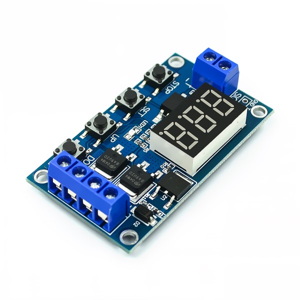 Trigger Cycle Timer Delay Switch Circuit Board MOS Tube Control Module 12 24V