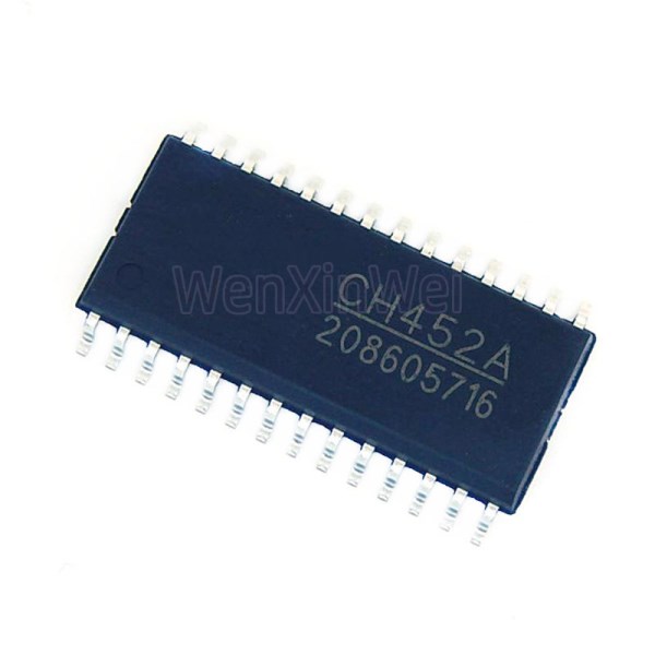 5PCSLOT CH452A CH452 SOP28 Nixie Tube Display Drive Keyboard Scanning Control Chip