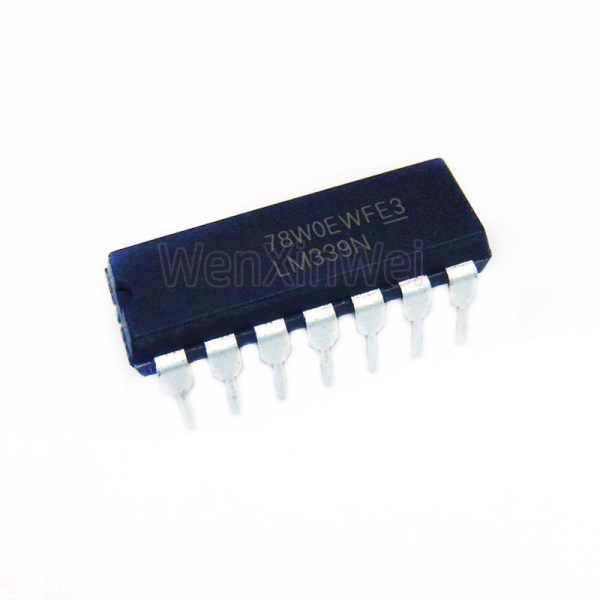 10PCSLOT LM339N DIP14 LM339 DIP-14 Quad Single Supply Comparators New and Original IC