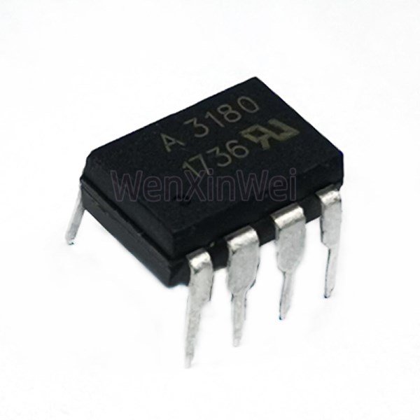 10PCSLOT HCPL-3180-000E HCPL3180 A3180 DIP8 Optocoupler in stock 100% new and original