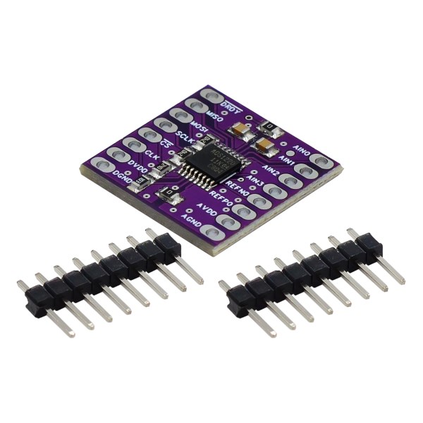 ADS1220 ADC 24 Bit AD Converter Module I2C Low Power 24 Bit Analog-to-Digital Converter Sensor Module SPI 3V-5V