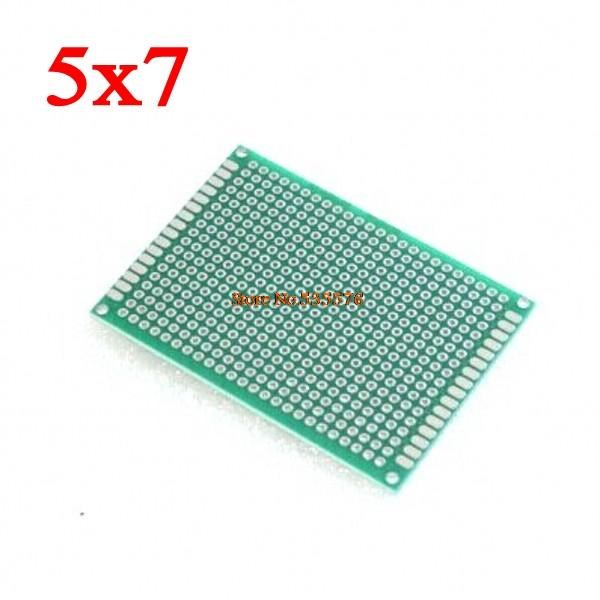 Brand new Double Side 5x7 cm Prototype Glass Fiber Thin PCB Board