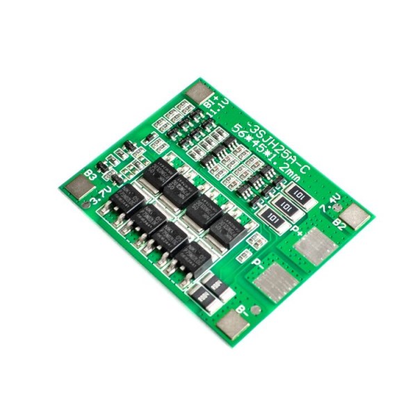 New 3S 25A Li-ion Lithium 18650 BMS PCM battery protection board bms pcm with balance for li-ion lipo battery cell pack Module