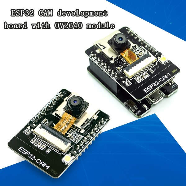ESP32-CAM-MB ESP-32S WiFi Module Serial to WiFi Development Board 5V for Bluetooth With OV2640 Camera Support PhotoVideo