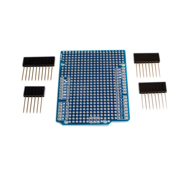 Prototype PCB Expansion Board For ATMEGA328P UNO R3 Shield FR-4 Fiber PCB Breadboard 2mm 2.54mm Pitch With Pins DIY One