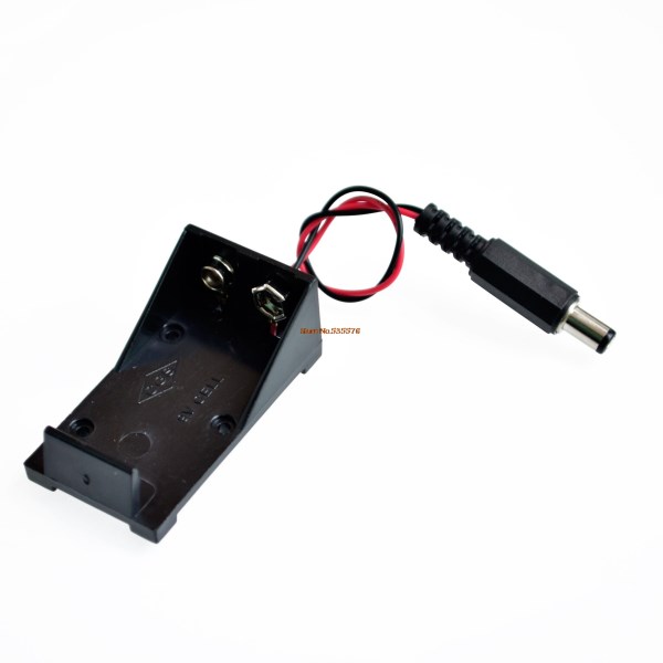5.5*2.1 mm 9V Battery Holder Box DC Plug Socket Battery Holder For